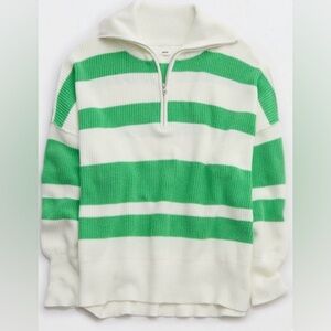 Aerie Beyond Quarter Zip Sweater XL
